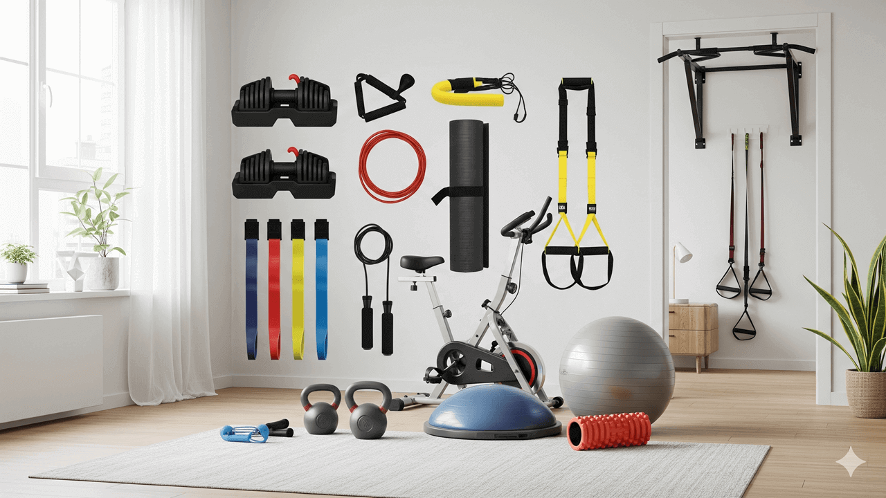 Top 10 at home workout tools for small spaces for beginners